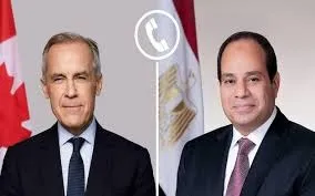 السيسي يبحث مع رئيس وزراء كندا سبل التعاون المشترك وتطورات الأوضاع في غزة