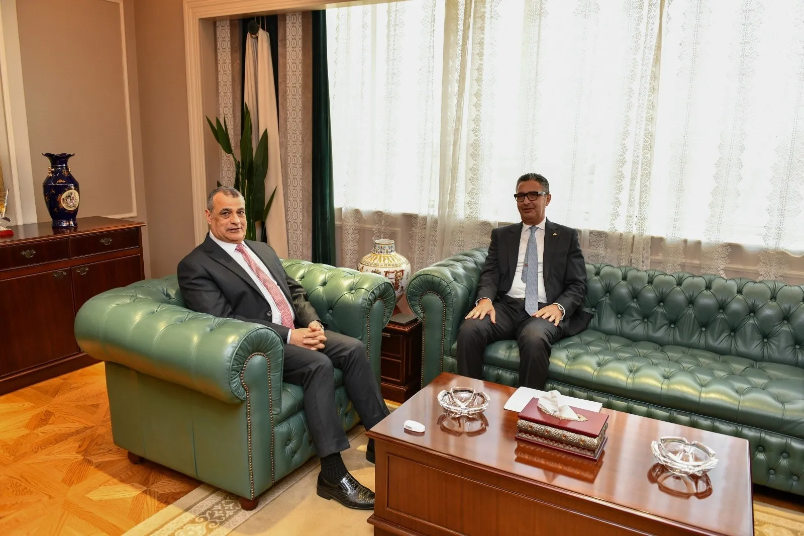 لقاء وزير الإنتاج الحربي ووزير التموين