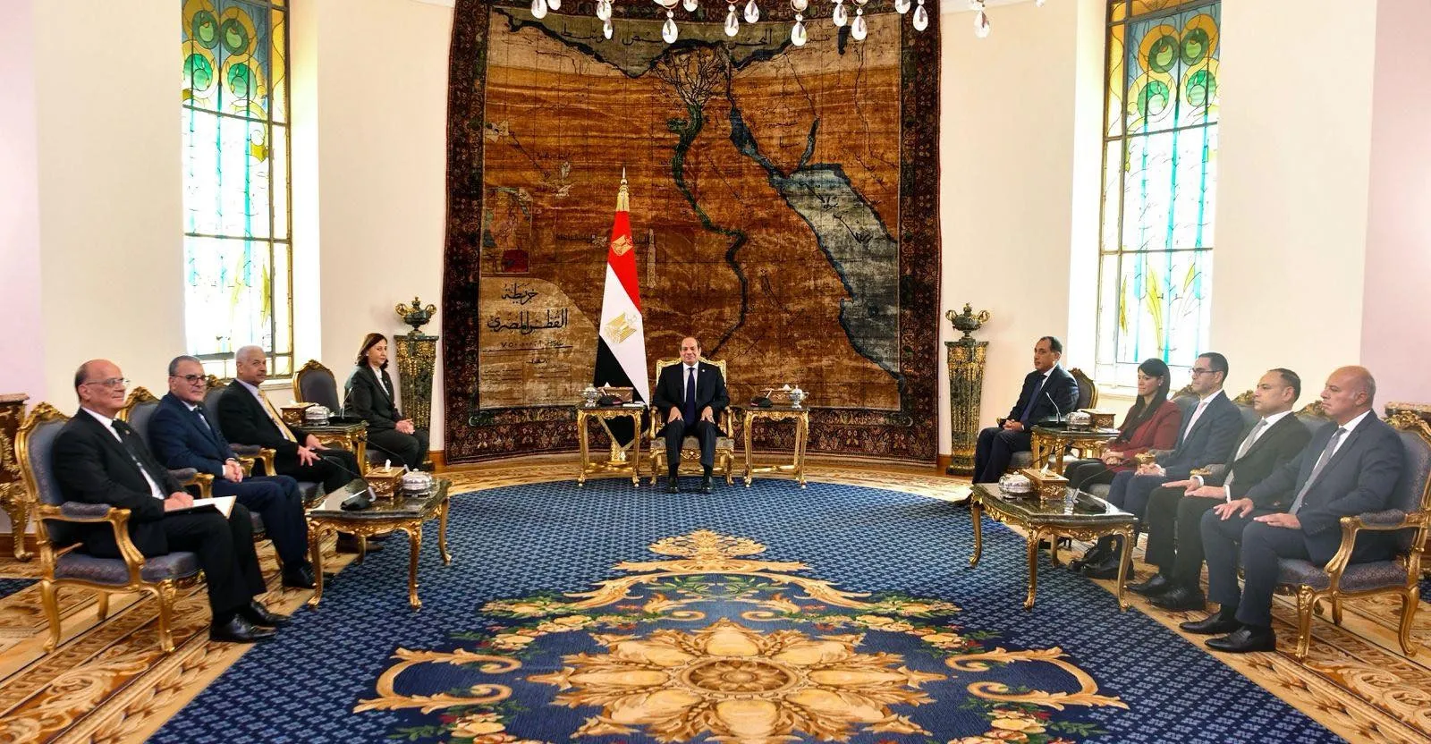 السيسي يستقبل رئيسة حكومة تونس