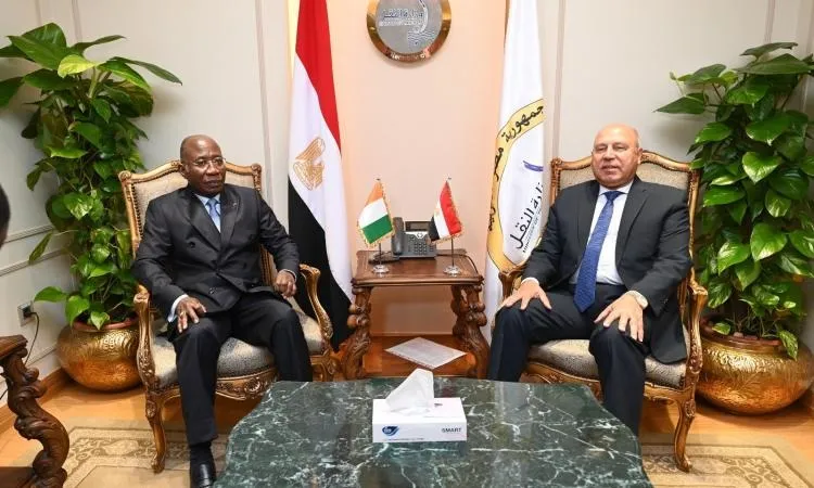 لقاء رئيس أنجولا مع وزير الصناعة