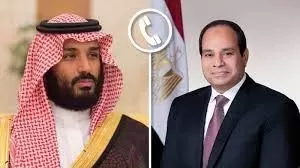 ولي العهد السعودي يهنئ  السيسي هاتفيا بمناسبة إعادة انتخابه لفترة جديدة