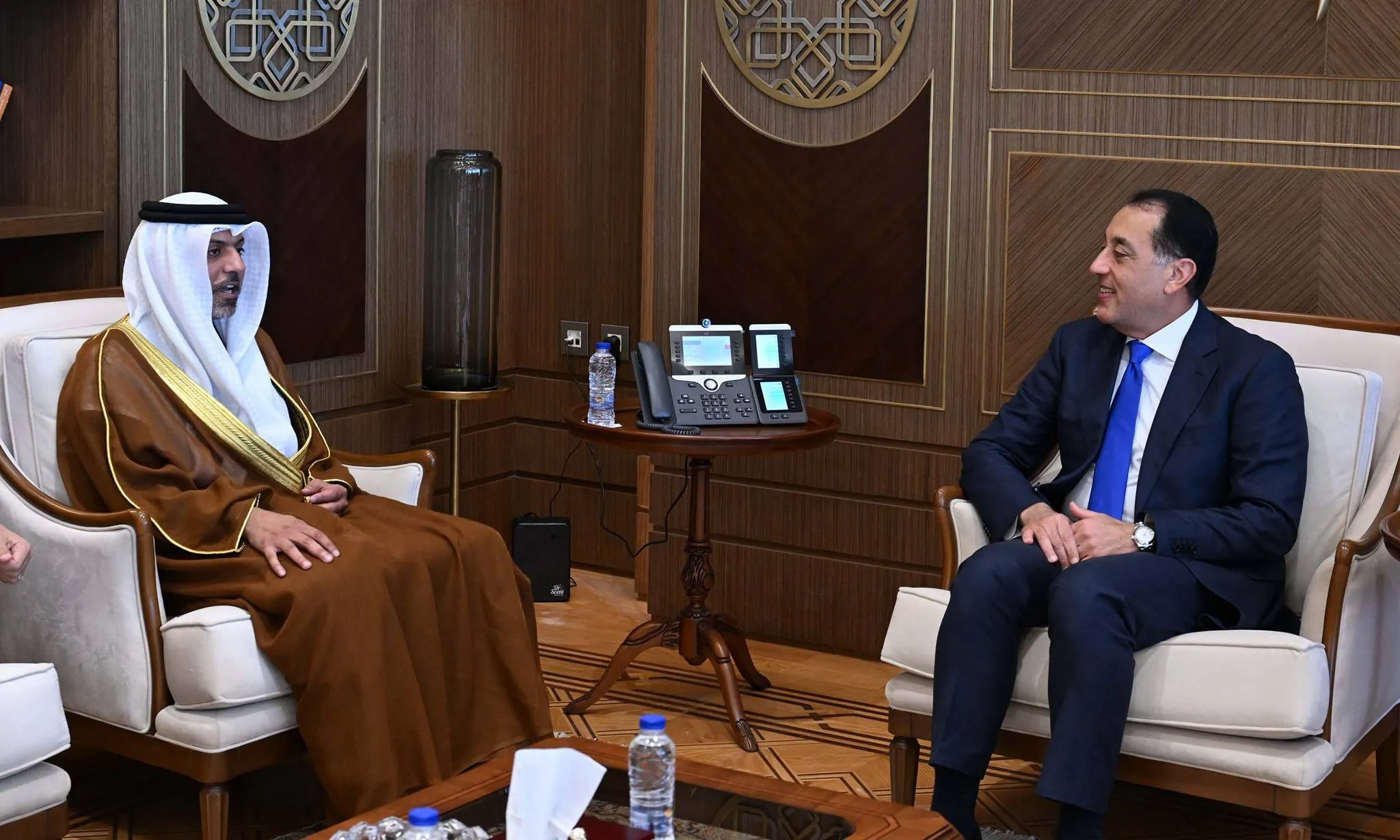 مدبولي يستقبل سفير دولة الإمارات لدى مصر