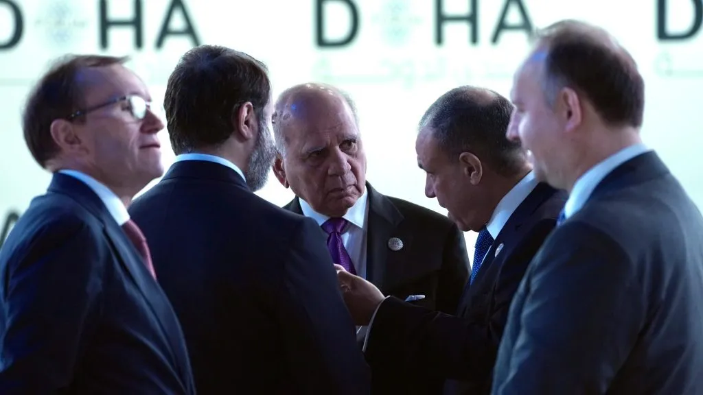 لقاءات وزير الخارجية على هامش المشاركة في منتدى الدوحة