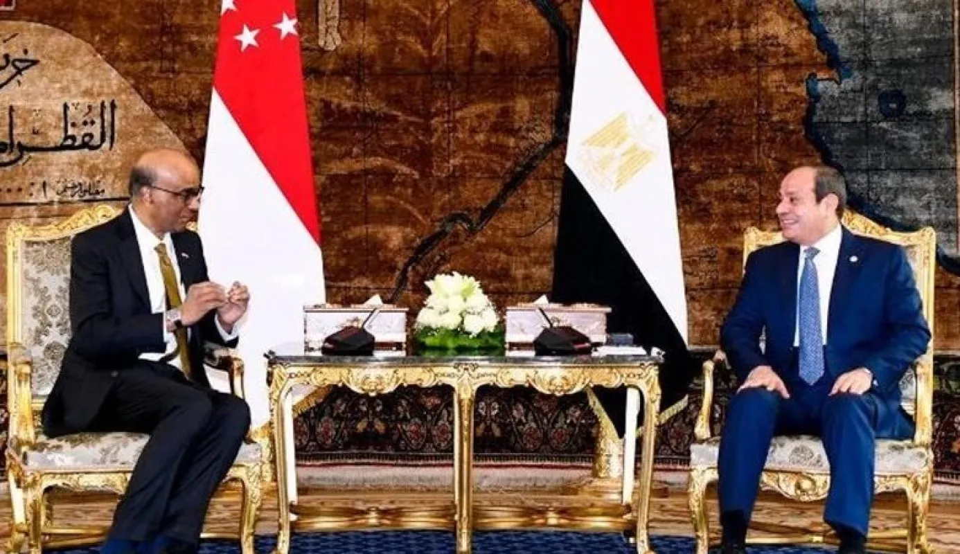 سنغافورة ومصر تتفقان على دراسة جدوى اتفاقية تجارة حرة
