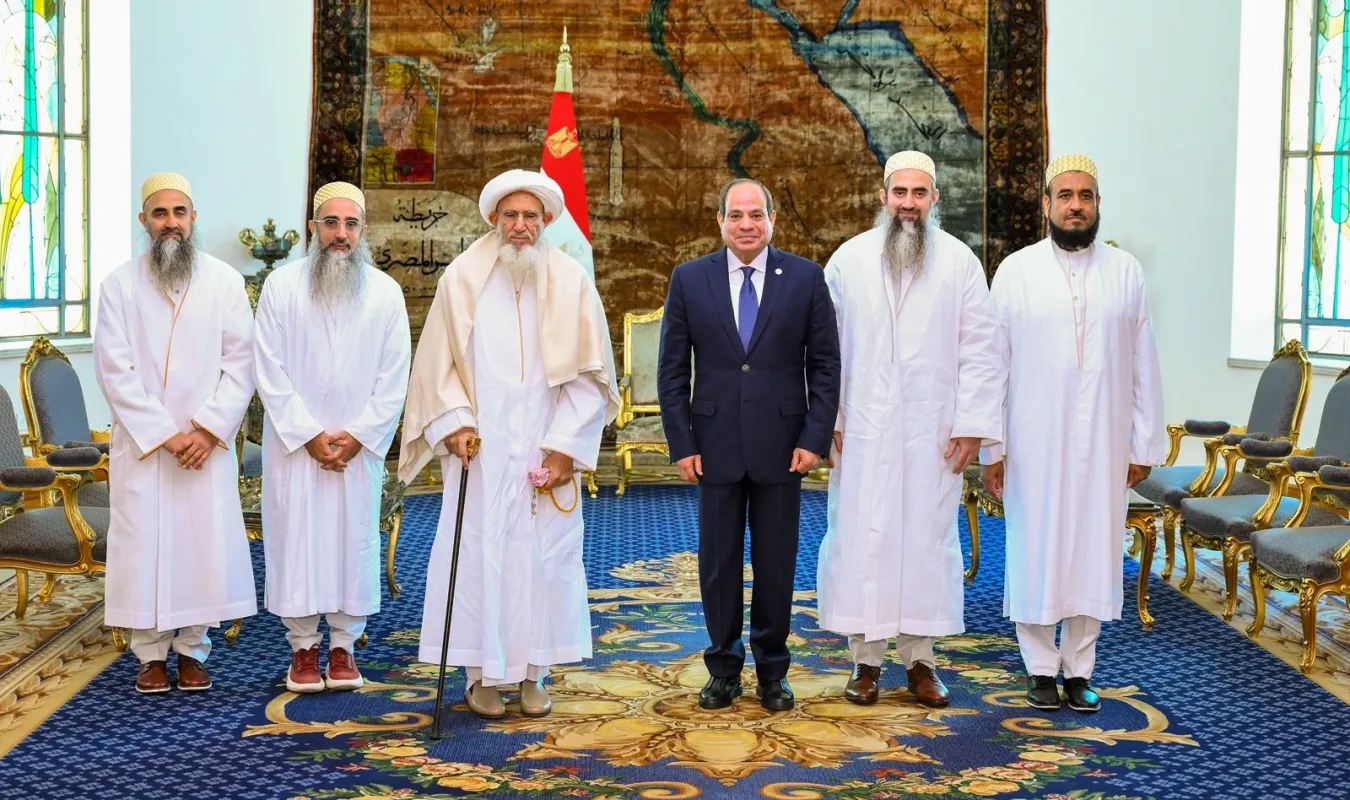 السيسي يستقبل سلطان طائفة البهرة
