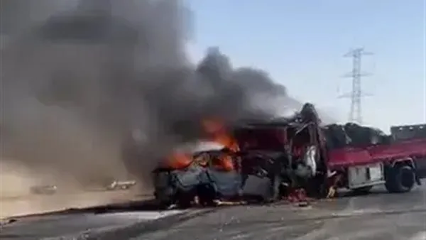 مصرع 4 قضاة في حادث مروع على الطريق الصحراوي بالمنيا