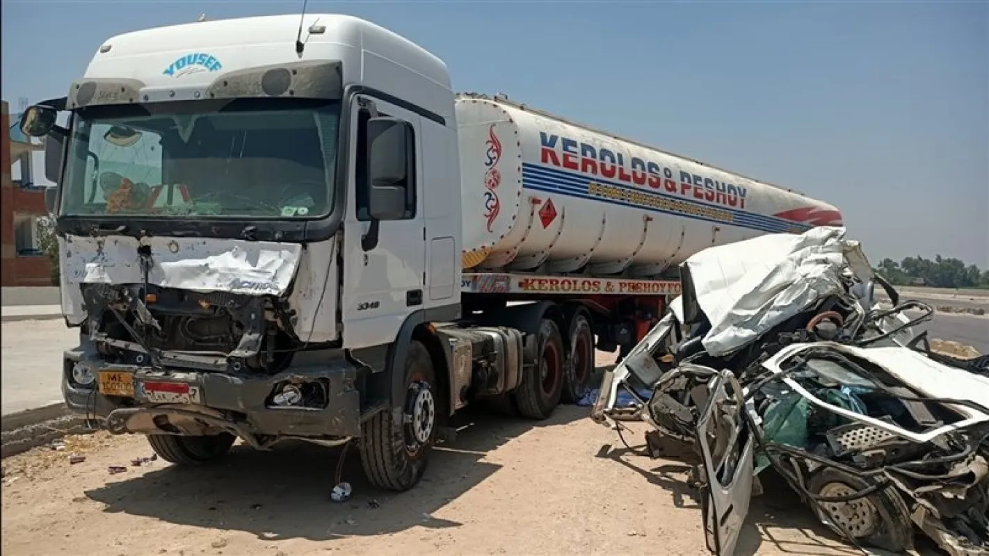 معاشات استثنائية لأسرة سائق شاحنة البنزين وأسر ضحايا حادث طريق أشمون