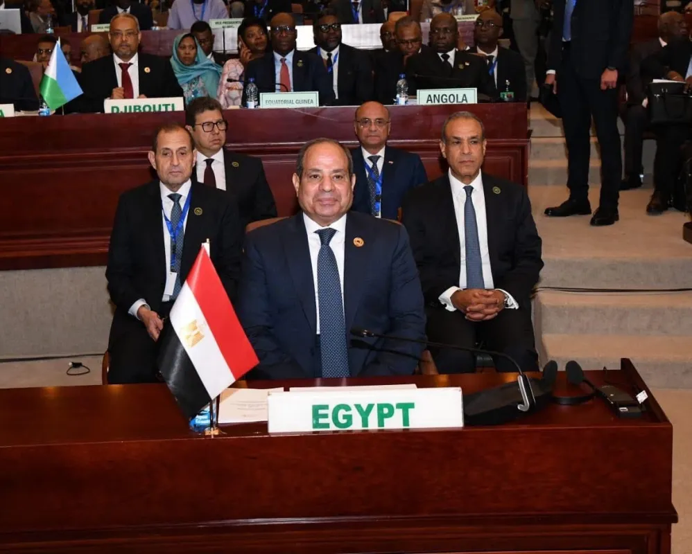 السيسي يؤكد التزام مصر بالأمن والتنمية في قمة الاتحاد الإفريقي