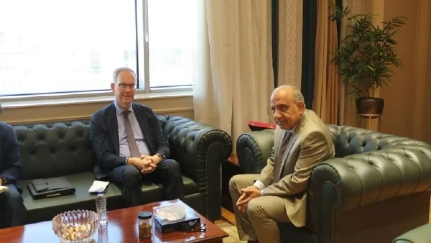 لقاء وزير الكهرباء مع سفير السويد بالقاهرة
