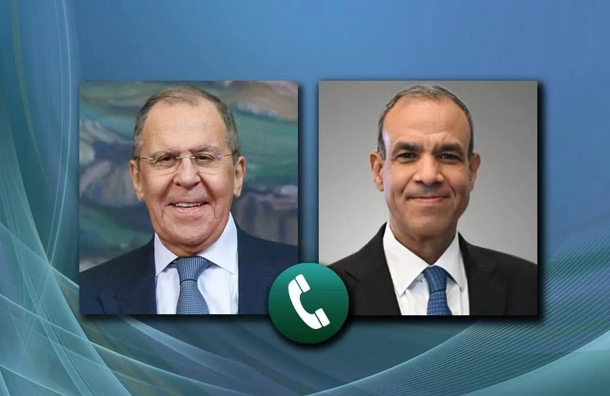 بيان حول مكالمة هاتفية بين لافروف ووزير خارجية مصر بدر عبد العاطي