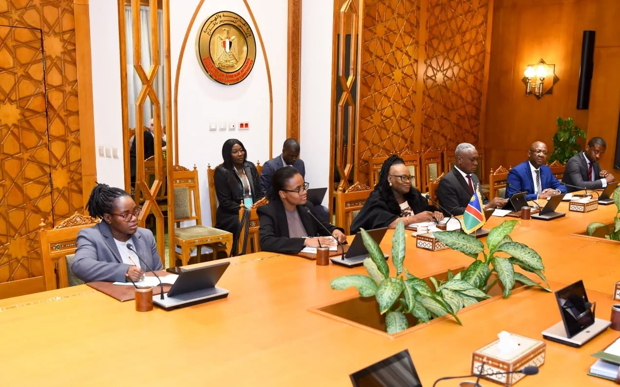 وزير الخارجية يلتقي وزيرة خارجية ناميبيا لتعزيز التعاون الثنائي