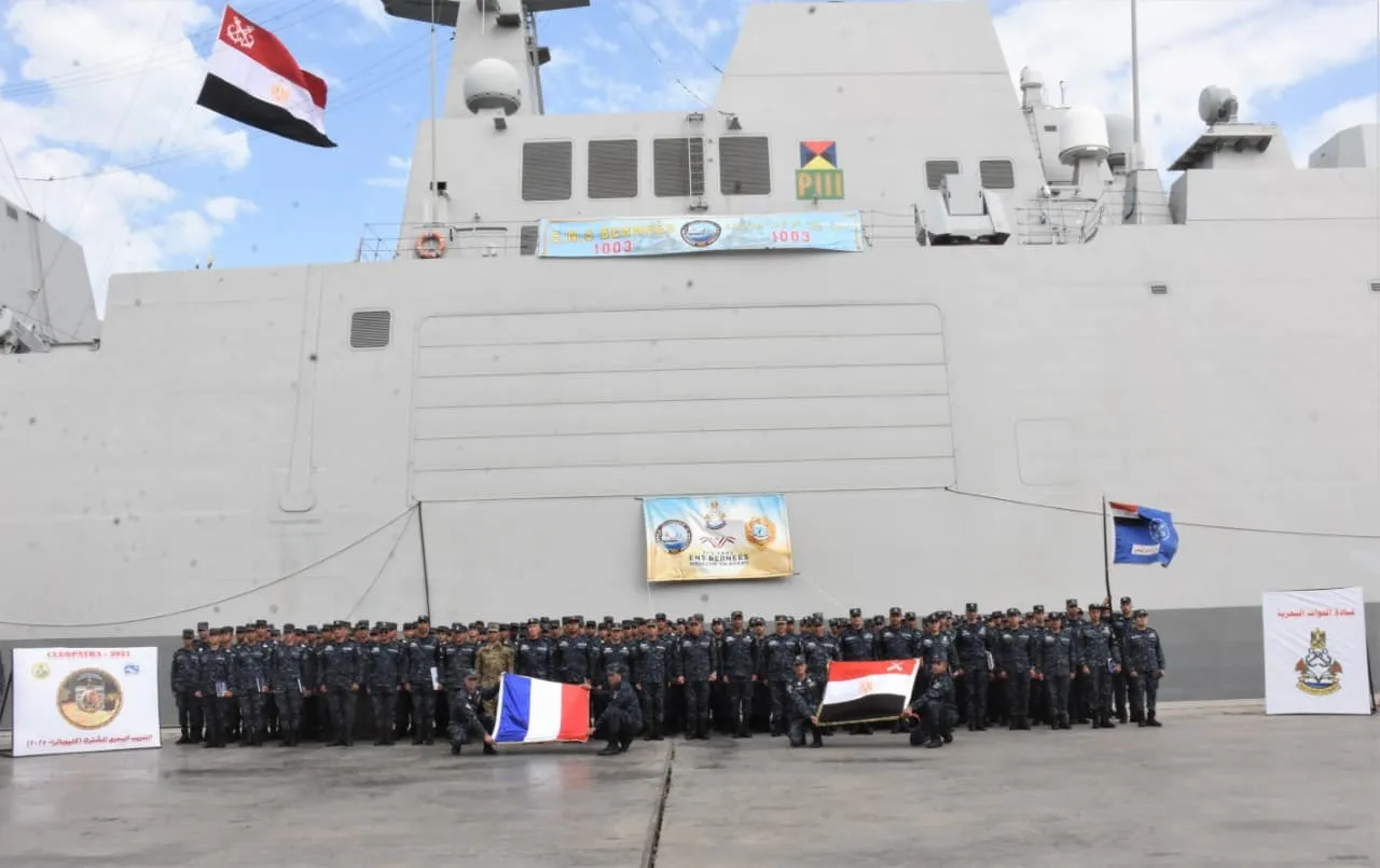 انطلاق فعاليات التدريب البحرى المشترك المصرى الفرنسى