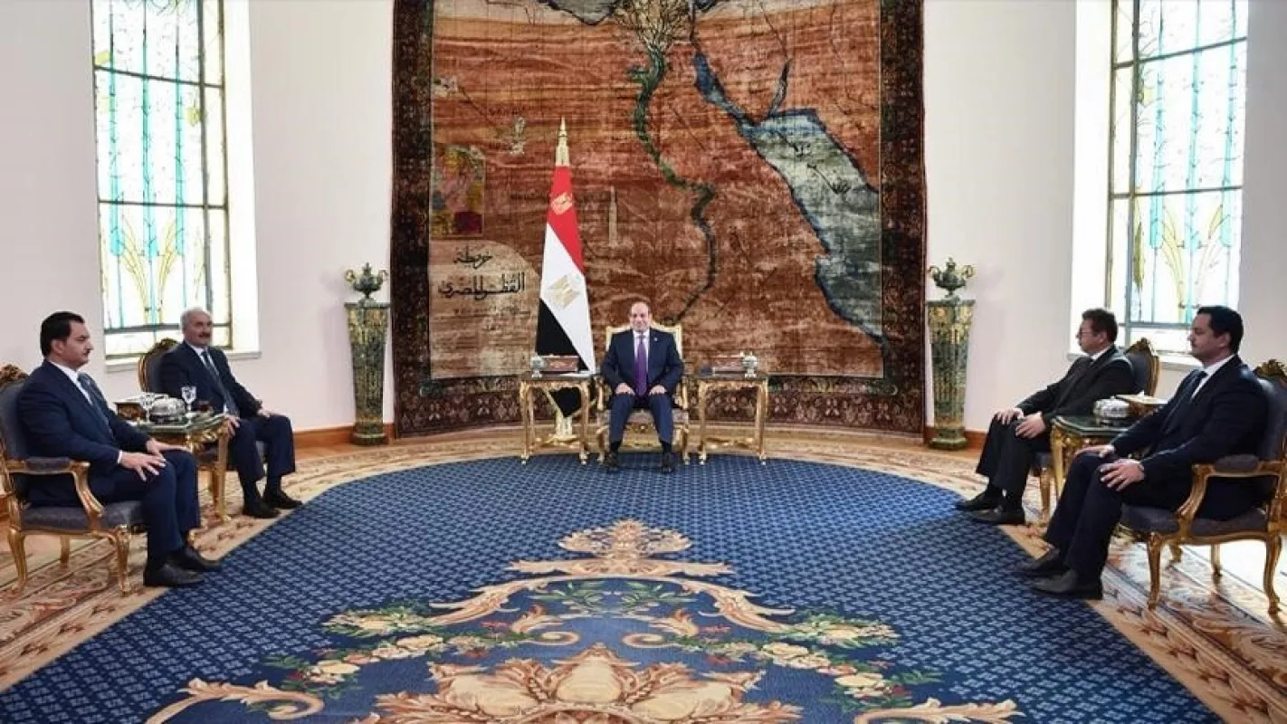 السيسي يلتقي حفت ويؤكد دعم مصر الكامل لوحدة ليبيا