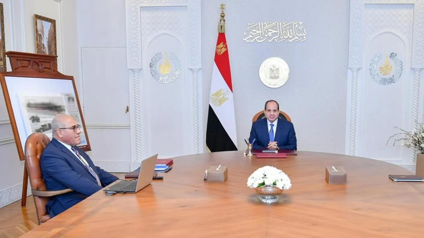 السيسي يجتمع برئيس مجلس إدارة الهيئة العربية للتصنيع