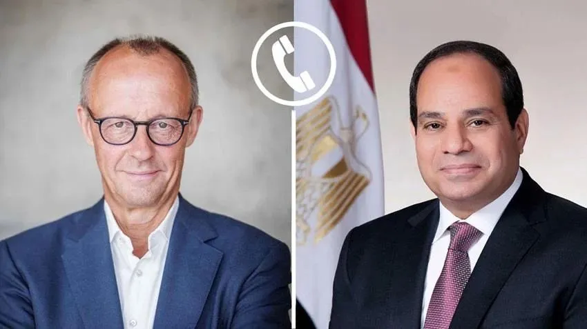 الرئيس السيسي يُجري اتصالًا هاتفيًا بالمستشار الألماني