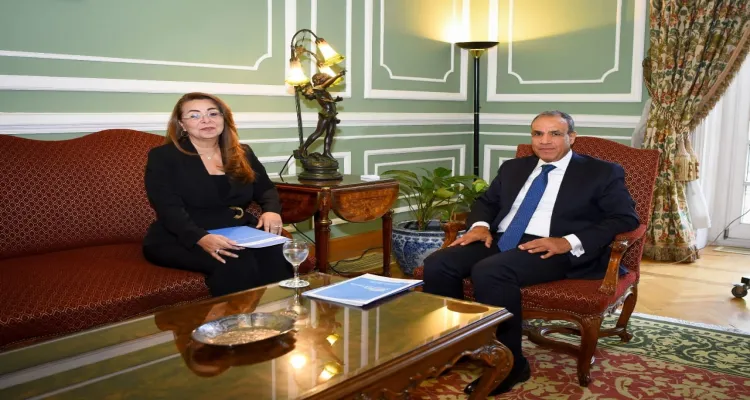 وزير الخارجية يستقبل المديرة التنفيذية لمكتب الأمم المتحدة المعني بالجريمة