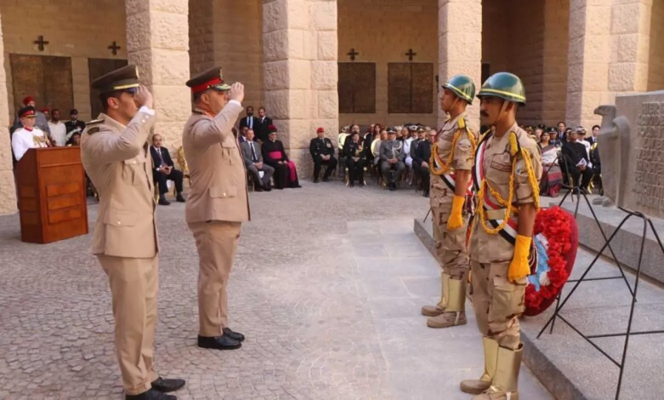 القوات المسلحة تشارك عددا من دول الكومنولث إحياء الذكرى 83 لضحايا معركة العلمين