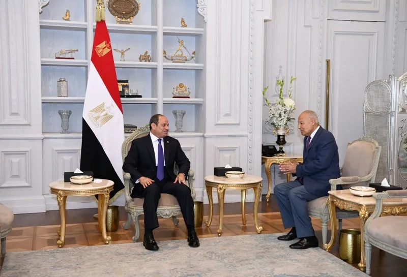 السيسى يبحث مع «أبو الغيط» مستجدات القضايا العربية
