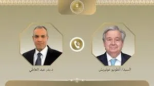 اتصال هاتفي بين وزير الخارجية وسكرتير عام الأمم المتحدة