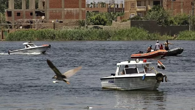 مصرع 9 مواطنين في حادث غرق معدية بمنشأة القناطر