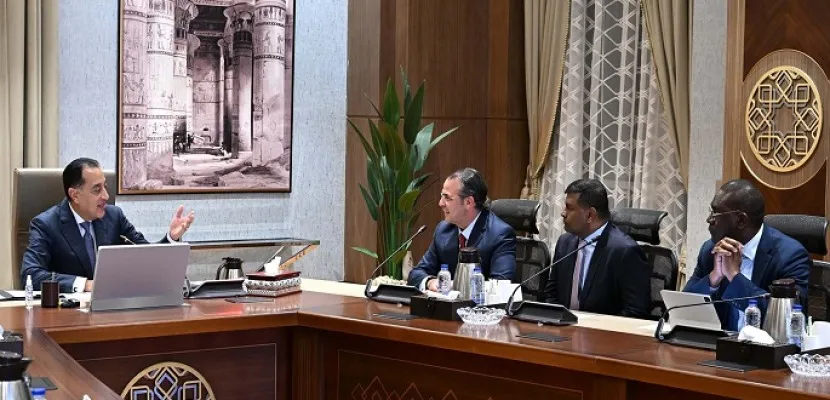 مدبولي يلتقى رئيس قسم الأصول الأساسية والبلدان الناشئة فى شركة