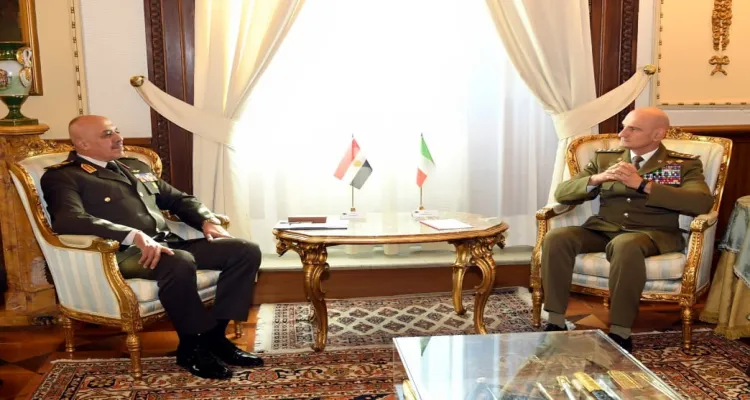 رئيس أركان القوات المسلحة ينهي زيارته لإيطاليا