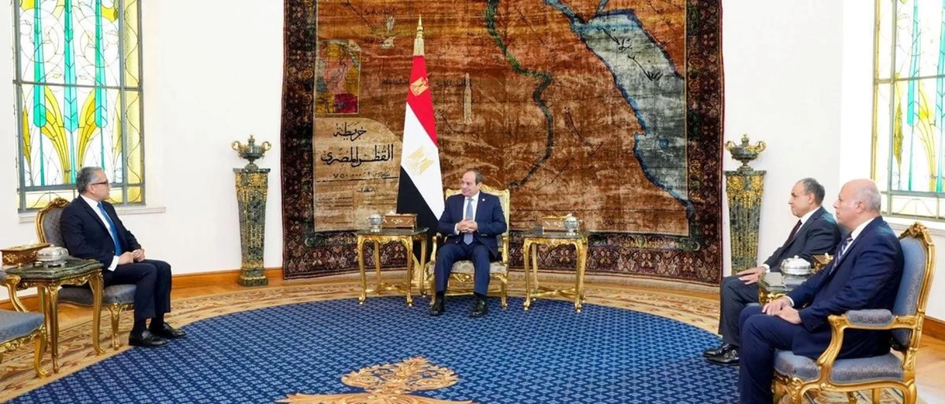 السيسي يستقبل خالد العناني المدير العام لمنظمة اليونسكو