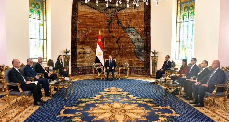 السيسي يستقبل رئيسة حكومة تونس