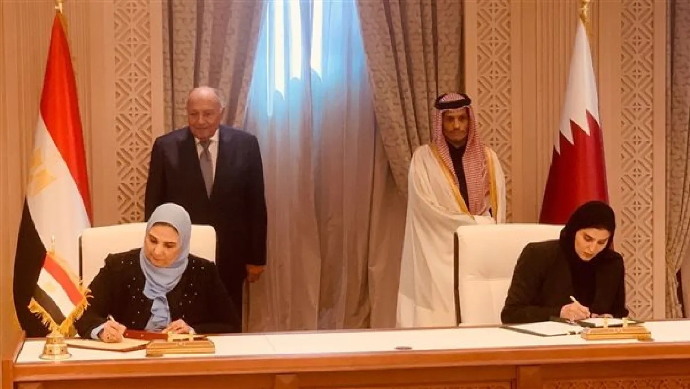 وزيرة التضامن ونظيرتها القطرية يوقعان مذكرة تفاهم في مجالات الشئون الاجتماعية بين البلدين