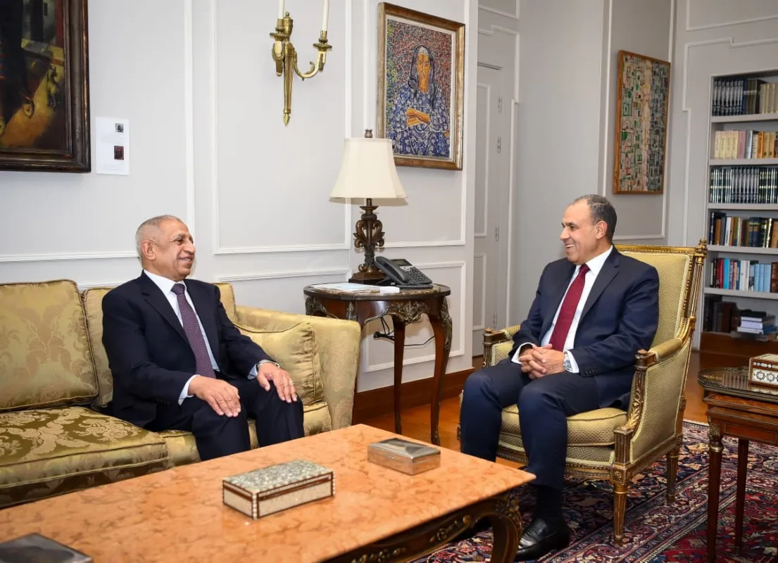 لقاء وزير الخارجية  مع رئيس الأكاديمية العربية للعلوم والتكنولوجيا والنقل البحري