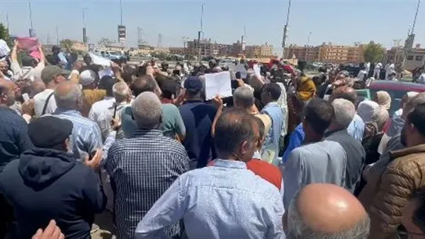 اعتصام أصحاب أراضي 