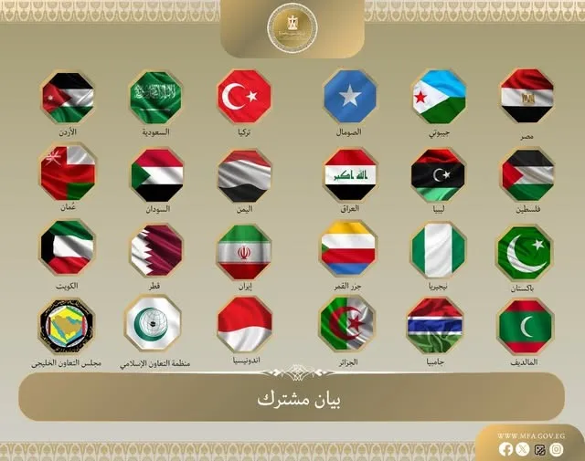 مصر و20 دولة ومنظمة التعاون الإسلامي يرفضون اعتراف إسرائيل بـ 